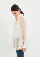 Load image into Gallery viewer, Sheer Rainbow Blouse in White
