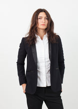 Load image into Gallery viewer, Shawl Collar Blazer in Black
