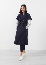Load image into Gallery viewer, Rolled Sleeve Trenchcoat
